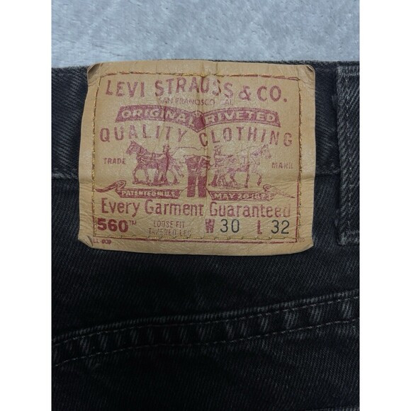 Vintage Levi’s 560  Red Tab Loose Fit Tapered Men's Size 30x32  Jeans  USA ‘99 - Picture 4 of 11